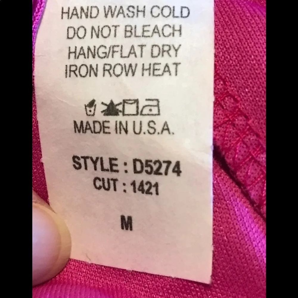 Magenta Mini Dress Sz 8 - 10 Medium NWT 
w/White Cotton Ball Tassels - Picture 14 of 16